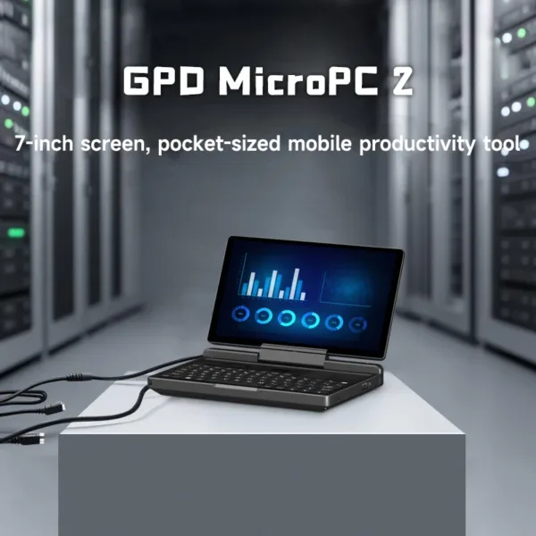GPD MicroPC 2 2025 7-inch Intel N250 Windows 11 24H2 Professional Edition 16GB RAM | 512GB SSD Handheld Mini Laptop - Image 2